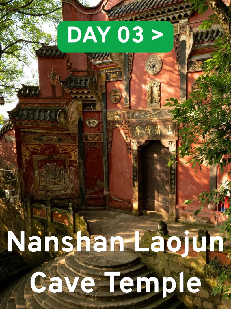 Chongqing Nanshan Laojun Cave Taoist Temple scenic view 2